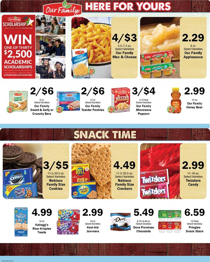 Redfield Food Center Ad Specials
